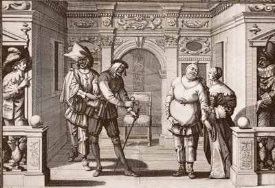 La troupe royale de la Comédie italienne au théâtre de l