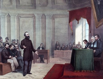 Le procès de Felice Orsini qui a commis l