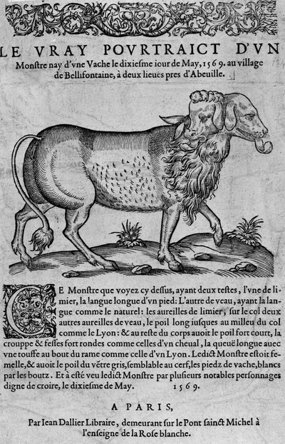 Le vrai serait un monstre, non une vache, le dixième jour de mai - Unknown artist
