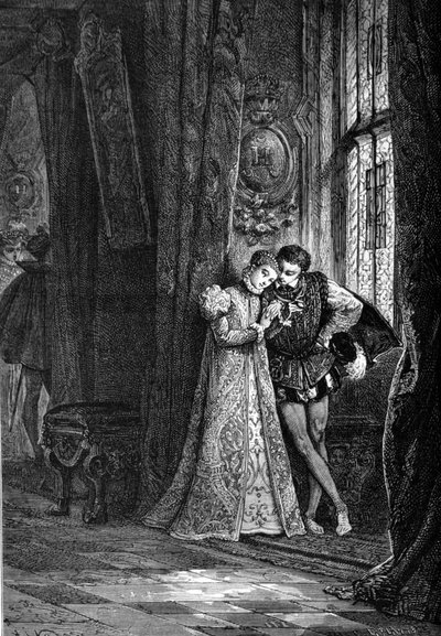 Les jeunes fiancés Marie Ire Stuart (1542 - 1587) et François II (1544 - 1560) aimaient se mettre à l