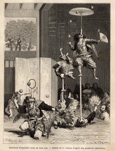 Théâtre des saltimbanques : jongleurs, équilibristes et acrobates, ceux-ci sont typiques de la région d