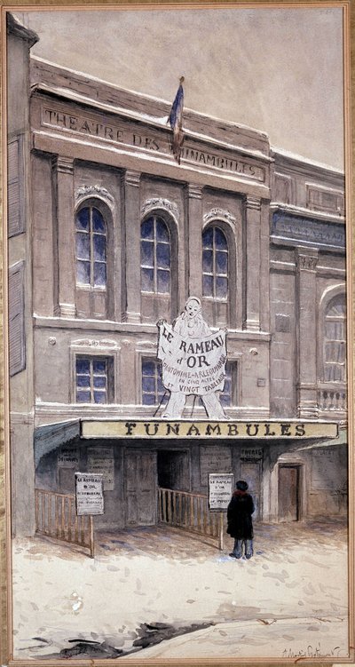 Théâtre des Funambules, temple bd - XIXe siècle - Unknown artist