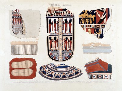 Thèbes, Hypogées : 1.2.3.6.7.8. peintures d