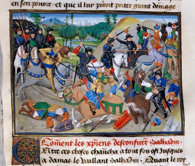 Troisième Croisade : Comment les Chrétiens confirment Saladin - Unknown artist