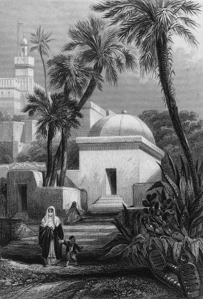 Tombes des habitants maures dans un cimetière d