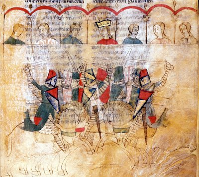 Scène de tournoi d