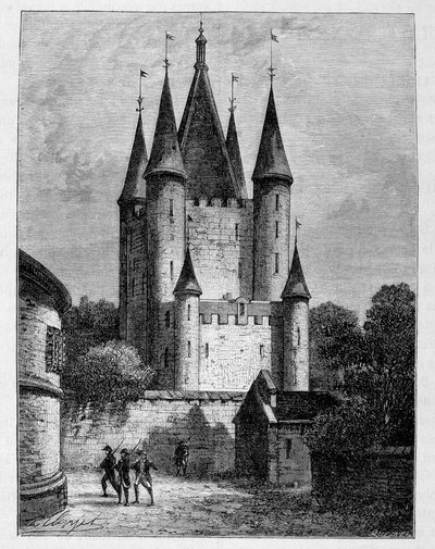 Tour du Temple - gravure - Unknown artist