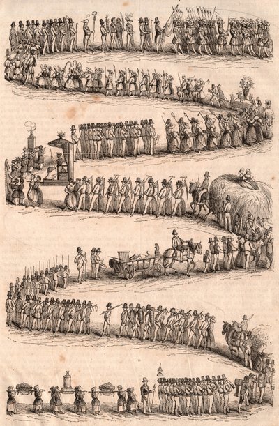 Procession traditionnelle lors de la fête des vignerons à Vevey en Suisse - Unknown