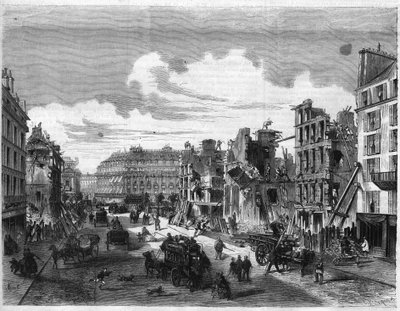 Transformations de Paris sous le Second Empire, Paris Haussmann : démolition de la Rue de la Paix pour l