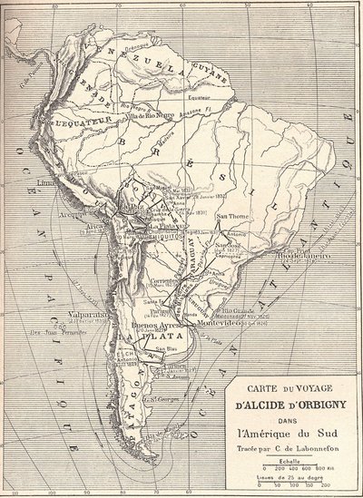 Carte de voyage d