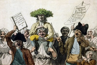 Triomphe de Marat. Gravure du 19ème siècle - Unknown artist