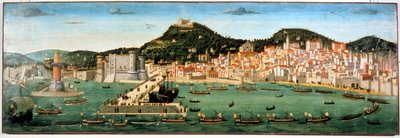 Retour triomphal de la flotte de Ferdinand I (1423 - 1494) après la bataille d