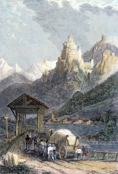 Château de Trostburg au Tyrol - Unknown artist