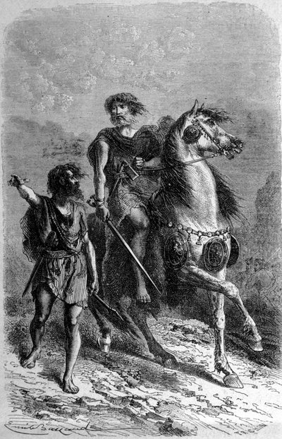 Deux hommes primitifs de l