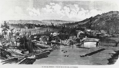 États-Unis: Le pays du pétrole en Pennsylvanie, vallée d