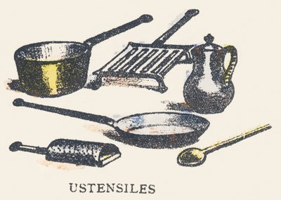 U: ustensiles - Unknown artist