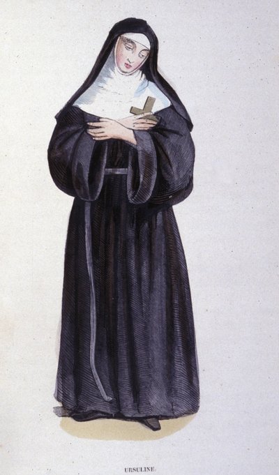 Ursuline. Gravure d