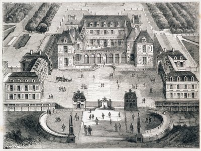 Versailles sous Louis XIII (gravure) - Unknown artist
