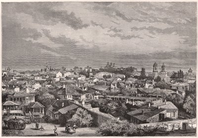 Vue de Bucarest au XIXe siècle - Unknown