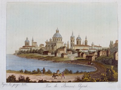Vue de Buenos Aires - dans le costume ancien et moderne 1819-1820 par le Docteur Ferrario, éd. Milan - Unknown artist
