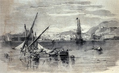 Vue de Corfou en Grèce depuis l