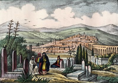 Vue de Médéa, ancienne forteresse romaine d