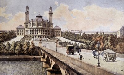 Vue du Palais du Trocadéro (Paris) en 1898 - Unknown artist