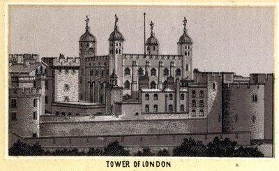 Vue de la Tour de Londres, ancienne prison, Angleterre - Unknown artist