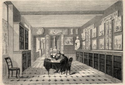 Vue de la bibliothèque Victor Cousin à l