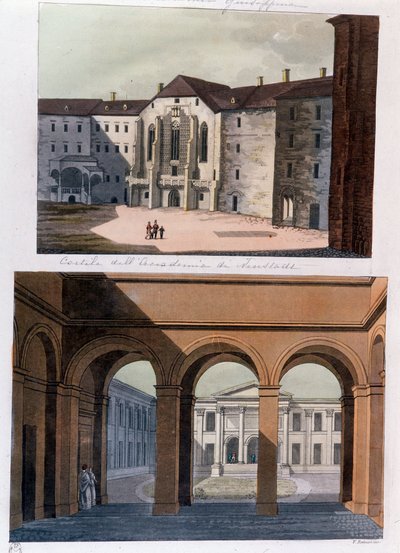 Vue de la cour de l