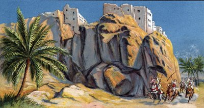 Vue de la ville fortifiée d