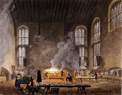 Vue des cuisines de Christ Church, Université d