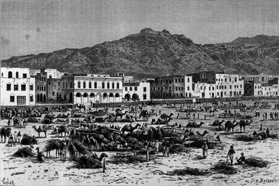 Vue de la marche d