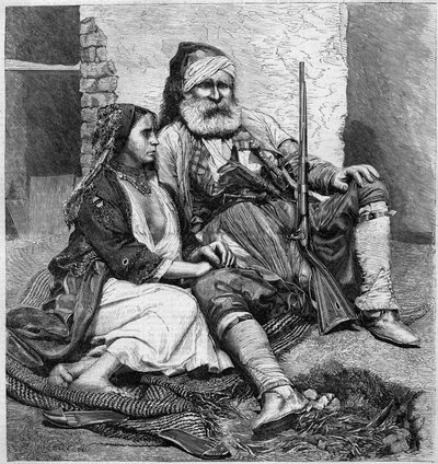 Types et costumes valaques (Palicare et Tzigane). D