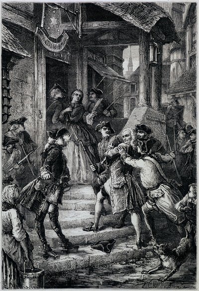 Voltaire (1694 - 1778) arrêté à Francfort en 1753 par ordre du grand Frédéric II - dans Histoire de France depuis les temps les plus reculés jusqu