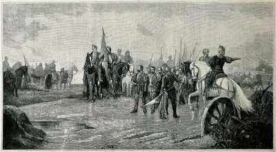 Guerre des Communautés de Castille : Bataille de Villalar. Victoire des troupes royalistes sur les communautés (23 avril 1521). Gravure, Espagne XVIe siècle - Unknown artist