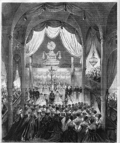 Cérémonie de mariage du prince Humbert Ier prince d