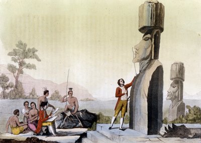 Occidentaux (y compris Jean-François Galaup, comte de La Pérouse) - Unknown artist