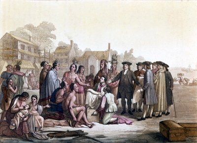 William Penn (1644-1718), quaker anglais, traite de l