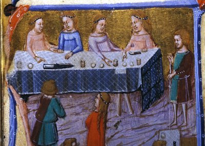Banquet de femmes. Miniature d