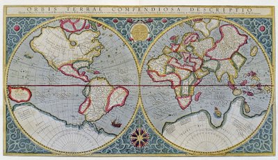 Carte du monde de Mercator (1587) - d