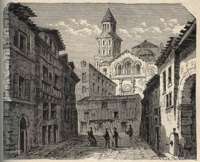 Cathédrale Saint-Front - Périgueux - Dordogne - France - (Saint Front) gravure dans « PATRIE » - DESCRIPTION PICTURESQUE DE LA FRANCE EN 6 VOLUMES PAR LUCIEN HUARD - fin 19ème siècle - Unknown artist