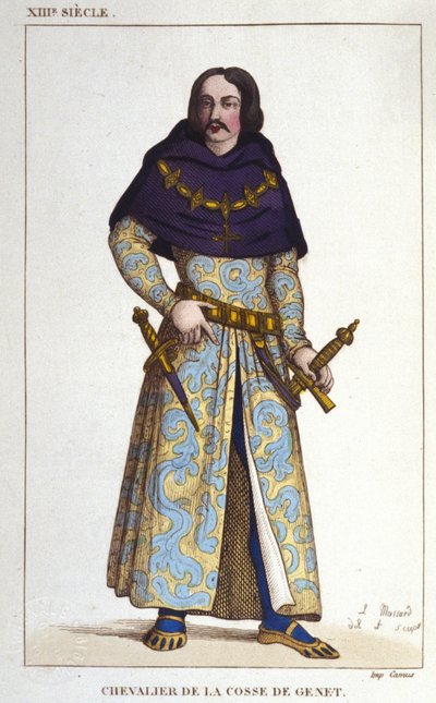 Costume de Chevalier de la Cosse de Genet postérieur à l