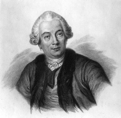 Portrait de Claude Bourgelat (1712-1779). Fondateur de la première école vétérinaire du monde. Gravure du 19ème siècle. - Unknown artist