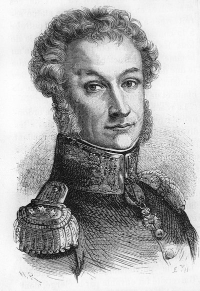 Portrait du général Cambronne. Vicomte Cambronne. Général français (1770-1842). - Unknown artist