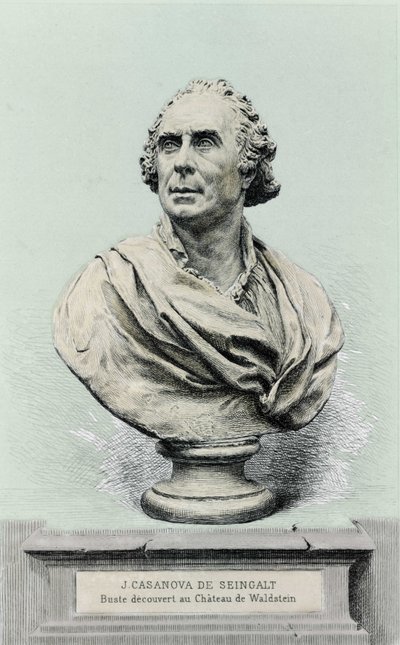 Portrait de Giovanni Giacomo Casanova (1725-1798), aventurier et écrivain italien - Unknown artist
