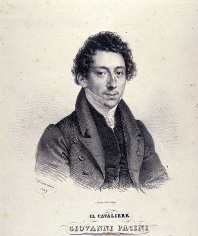 Portrait de Giovanni Pacini, compositeur italien (1796-1867) - Unknown artist