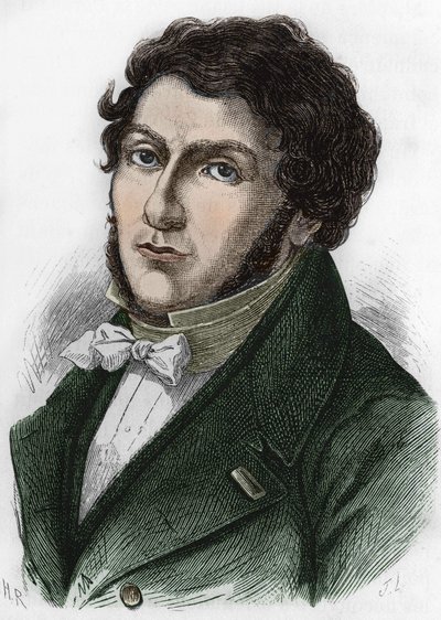 Portrait de Jean-François Champollion dit Champollion le Jeune, égyptologue français (1790-1832). - Unknown artist