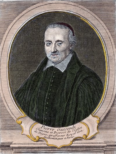 Portrait de Pierre Gassendi (1592-1655), philosophe, astronome, mathématicien et physicien français - Unknown artist