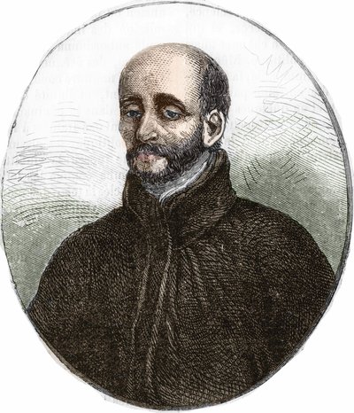 Portrait de Saint Ignace de Loyola (1491-1556), fondateur de la Compagnie de Jésus. - Unknown artist